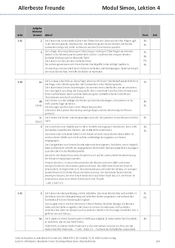 Unterrichtsplan