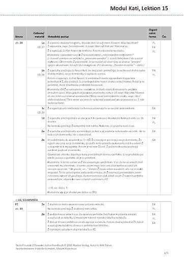 Unterrichtsplan
