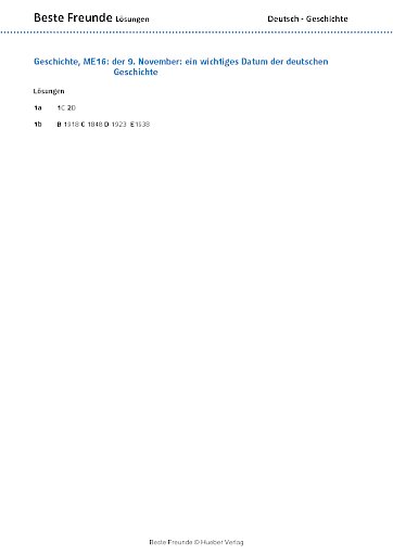 Der 9. November: Ein wichtiges Datum der deutschen Geschichte
