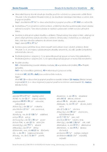 Alphabetische Wortliste