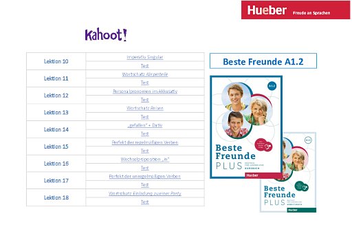 Beste Freunde PLUS A1.2 &ndash; Kahooty