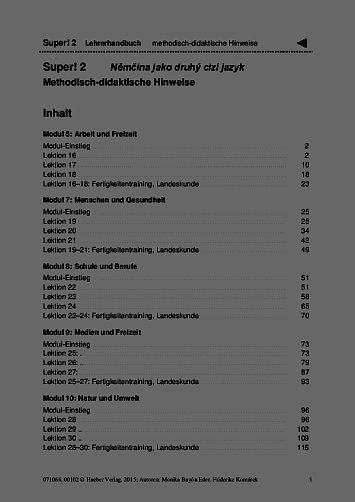 Methodisch-didaktische Hinweise