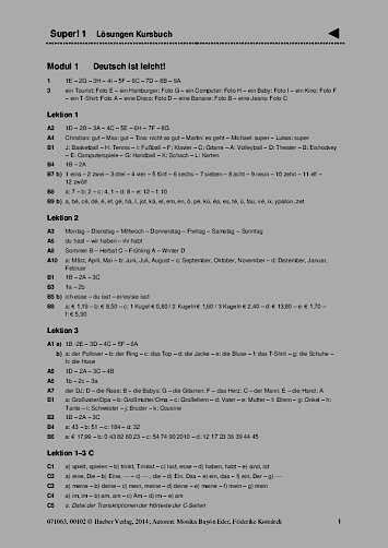 Kursbuch: L&ouml;sungen