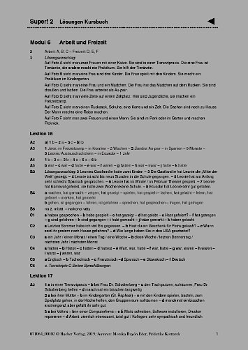 Kursbuch: L&ouml;sungen